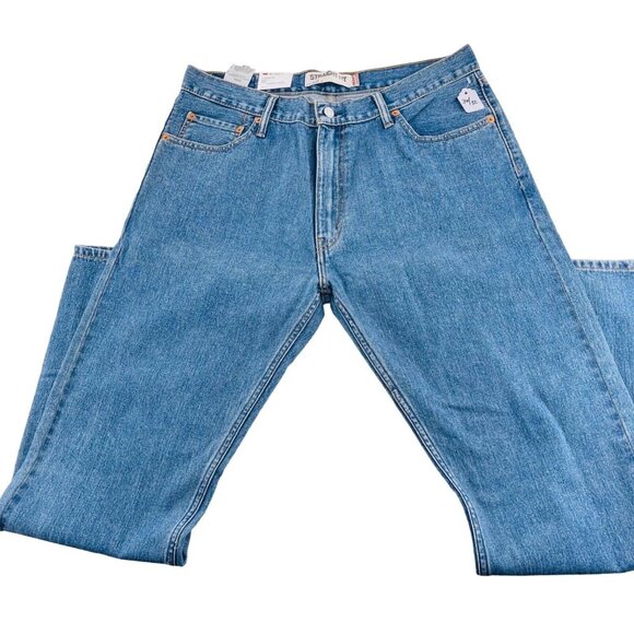 Levi's Other - Levis 505 Straight Fit Jeans Size 36x32 Blue Denim
